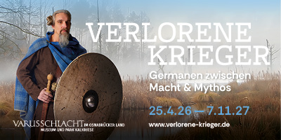 Werbebanner Sonderausstellung  VERLORENE KRIEGER